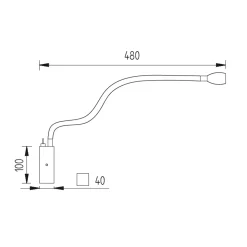 Knapstein Banu LED Wandleuchte, Auslaufmodell