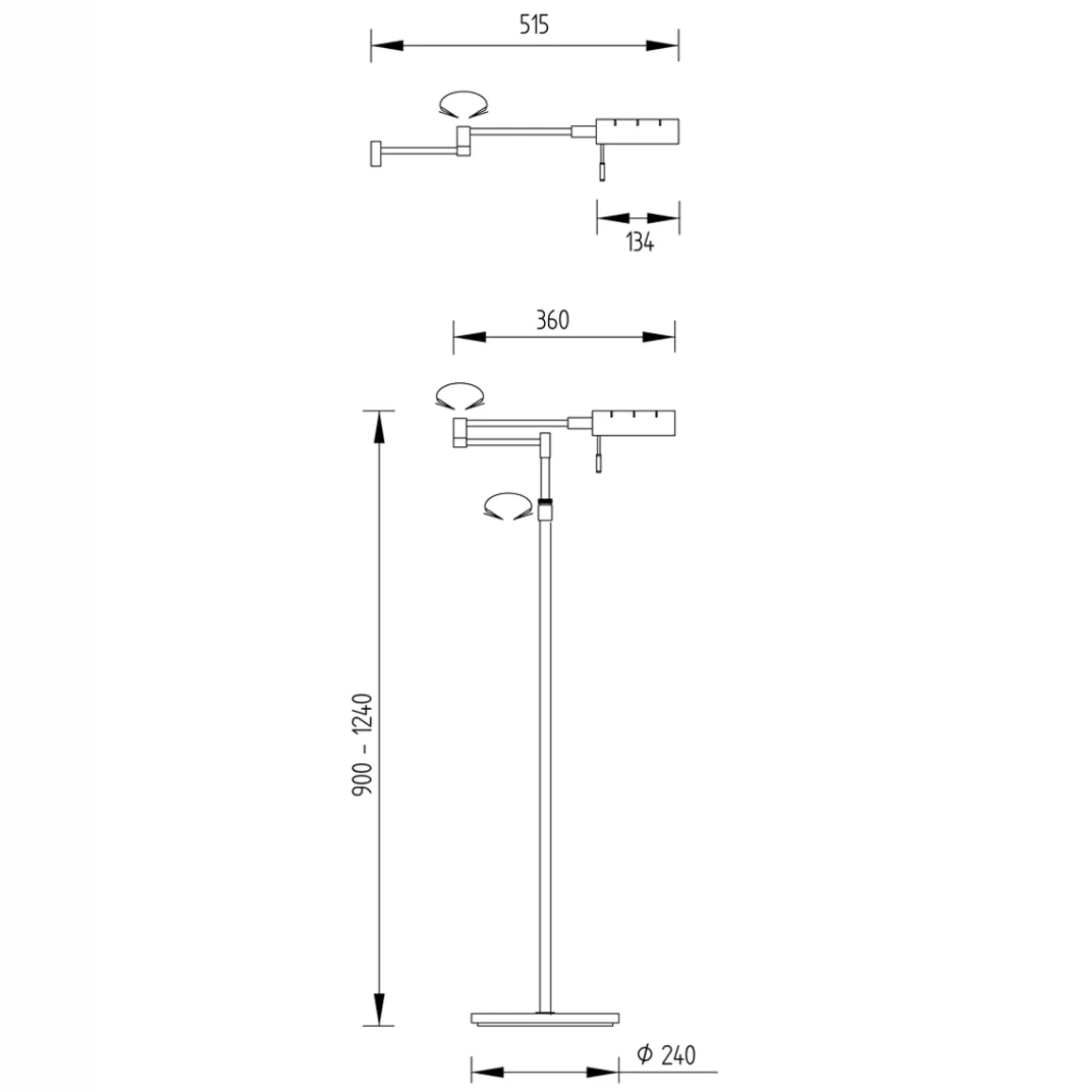 Knapstein Edda LED Leseleuchte