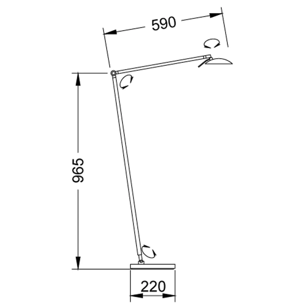 Knapstein Elea-S LED Leseleuchte