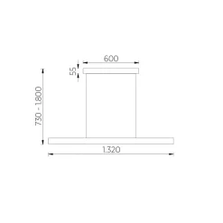 Knapstein Fara-132 LED Pendelleuchte