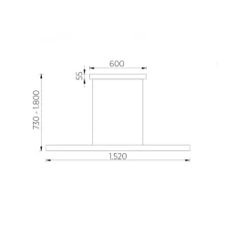 Knapstein Fara-152 LED Pendelleuchte