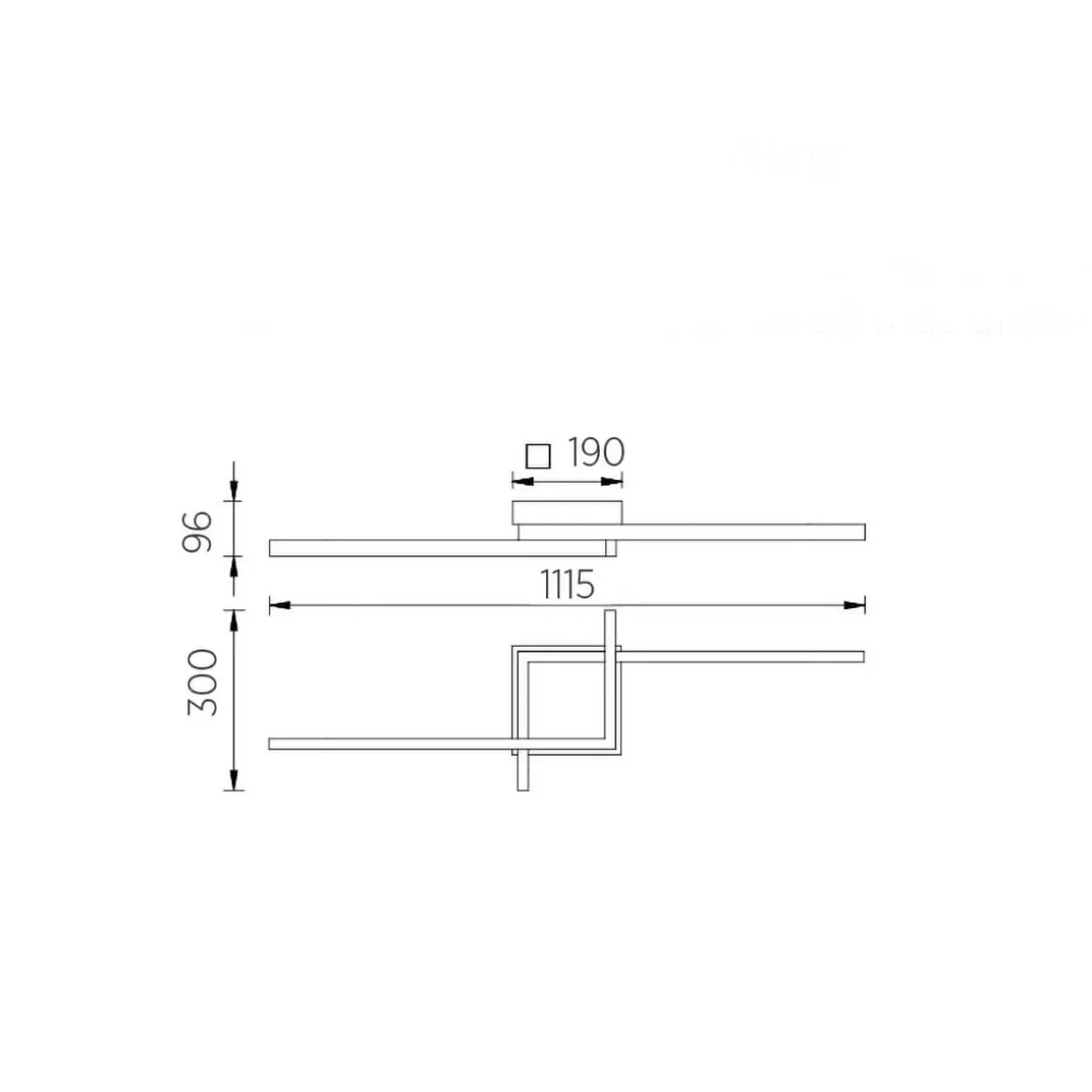 Knapstein Frida-110 LED Deckenleuchte