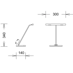 Knapstein Jola LED Tischleuchte