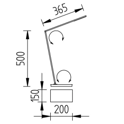 Knapstein Juli-T LED Tischleuchte