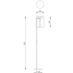 Knapstein Kira LED Stehleuchte
