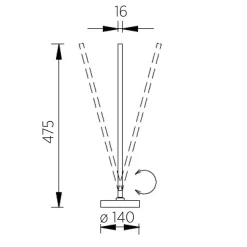 Knapstein Kosma LED Tischleuchte