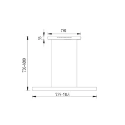 Knapstein Lara-L134 LED Pendelleuchte, stufenlos höhenverstellbar