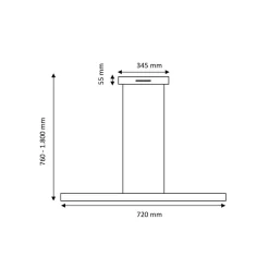 Knapstein Linda-72 LED Pendelleuchte