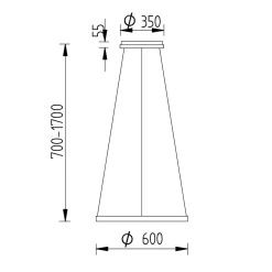 Knapstein Lisa-60 LED Pendelleuchte
