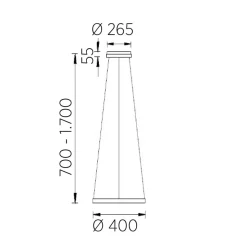 Knapstein Lisa-40 LED Pendelleuchte