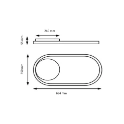 Knapstein Rike LED Deckenleuchte
