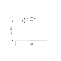 Knapstein Runa-152 LED Pendelleuchte