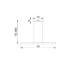 Knapstein Runa-92 LED Pendelleuchte