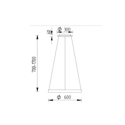 Knapstein Sara-60 LED Pendelleuchte