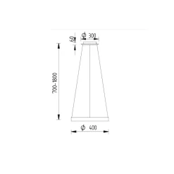 Knapstein Sara-40 LED Pendelleuchte