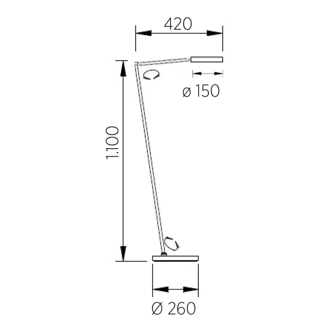 Knapstein Tessa-S LED Leseleuchte