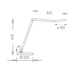 Knapstein Tessa-T LED Tischleuchte