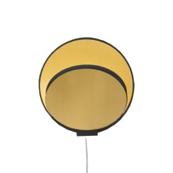 koncept Gravy Plug-In LED Wandleuchte, schwarz