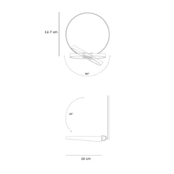 koncept Gravy Plug-In LED Wandleuchte, weiß
