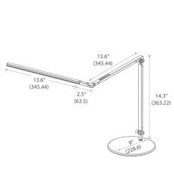 koncept Z-Bar Slim LED Tischleuchte
