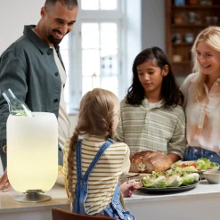 Kooduu Atmos LED Akkuleuchte, Bluetooth Lautsprecher & Weinkühler