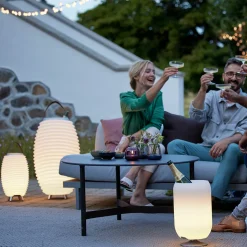 Kooduu 2er Set Synergy 2.0 LED Akkuleuchte, Bluetooth Lautsprecher & Weinkühler