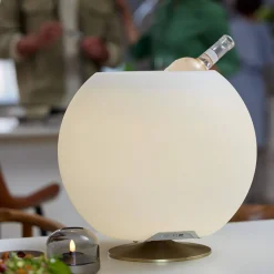 Kooduu Sphere LED Akkuleuchte, Bluetooth Lautsprecher & Weinkühler