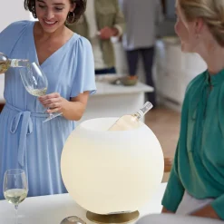 Kooduu Sphere LED Akkuleuchte, Bluetooth Lautsprecher & Weinkühler