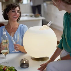 Kooduu Sphere LED Akkuleuchte, Bluetooth Lautsprecher & Weinkühler