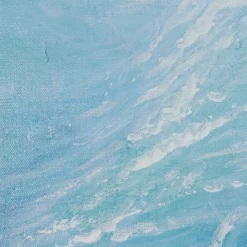 L.C. Wholesaler Ölbild Nuancen von Blau, 120 x 90 cm