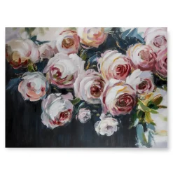 L.C. Wholesaler Ölbild Üppige Pfingstrosen, 90 x 120 cm