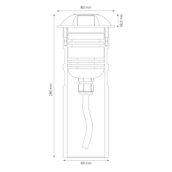 LCD Außenleuchten 1467 LED Bodeneinbaustrahler