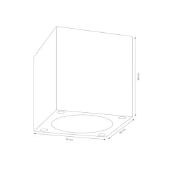 LCD Außenleuchten 5028/5029 LED Deckenleuchte