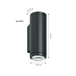 LCD Außenleuchten 5155/5156 LED Wandleuchte