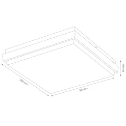LCD Außenleuchten 5060/5061/5062 LED Wand- / Deckenleuchte