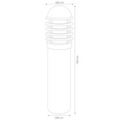 LCD Außenleuchten 1240/1241/1242 Pollerleuchte