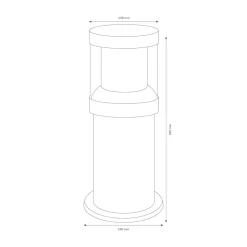 LCD Außenleuchten 1260/1261/1262 Pollerleuchte