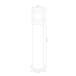 LCD Außenleuchten 1260/1261/1262 Pollerleuchte