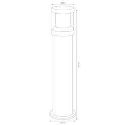 LCD Außenleuchten 1260/1261/1262 Pollerleuchte