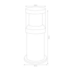 LCD Außenleuchten 1270/1271/1272 Pollerleuchte