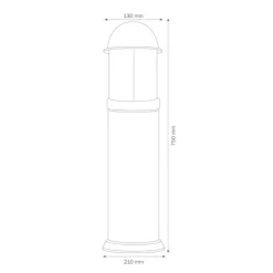 LCD Außenleuchten 1034/1035/1036 Pollerleuchte