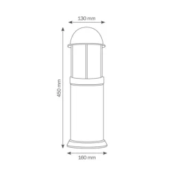 LCD Außenleuchten 1026/1029/1032 Sockelleuchte