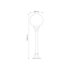 LCD Außenleuchten 1132/1142 Stehleuchte