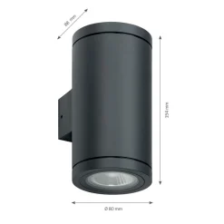 LCD Außenleuchten 5165 Up & Down Wandleuchte
