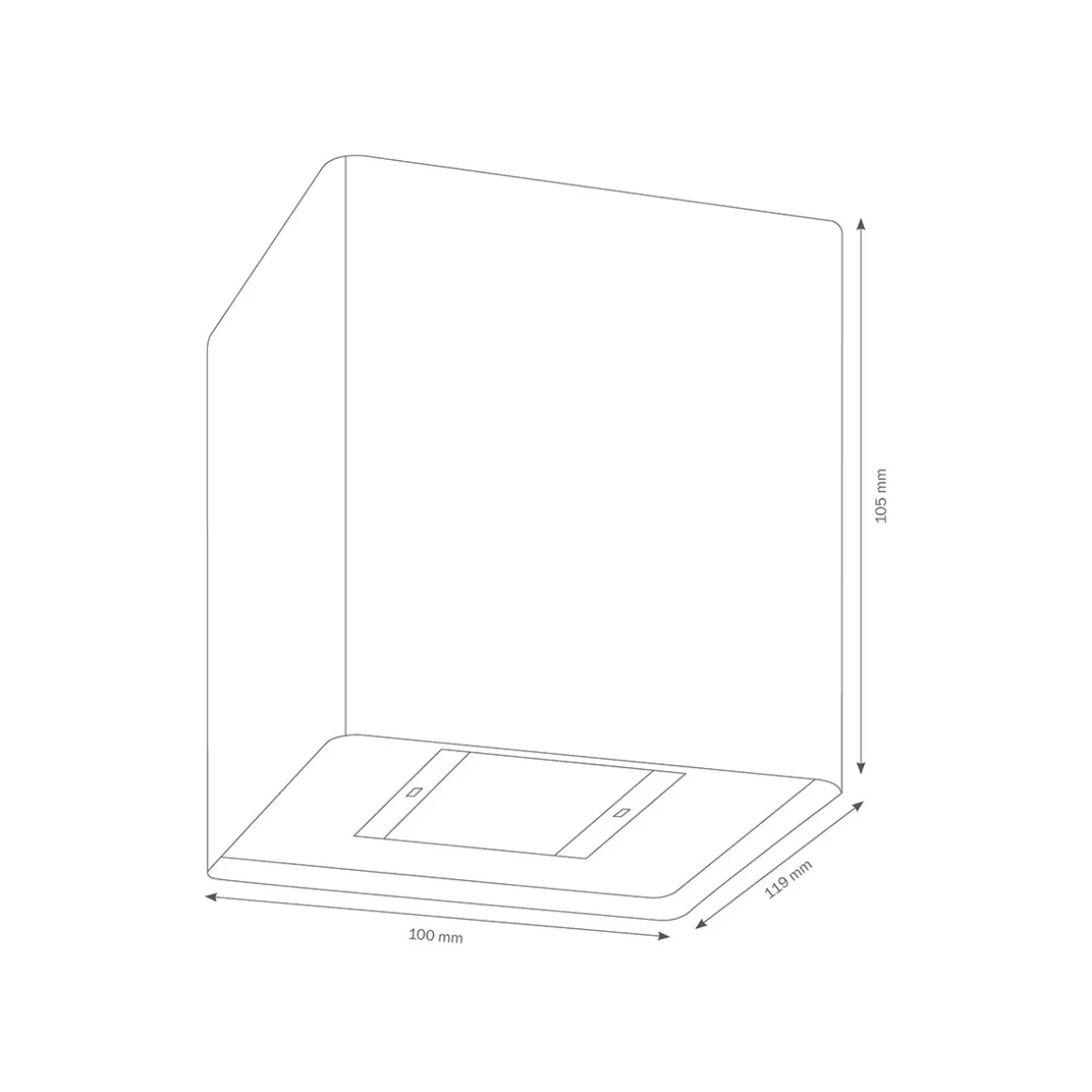 LCD Außenleuchten 5030 Up & Down LED Wandleuchte