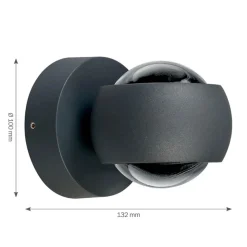 LCD Außenleuchten 5169/5170/5171 Up & Down LED Wandleuchte