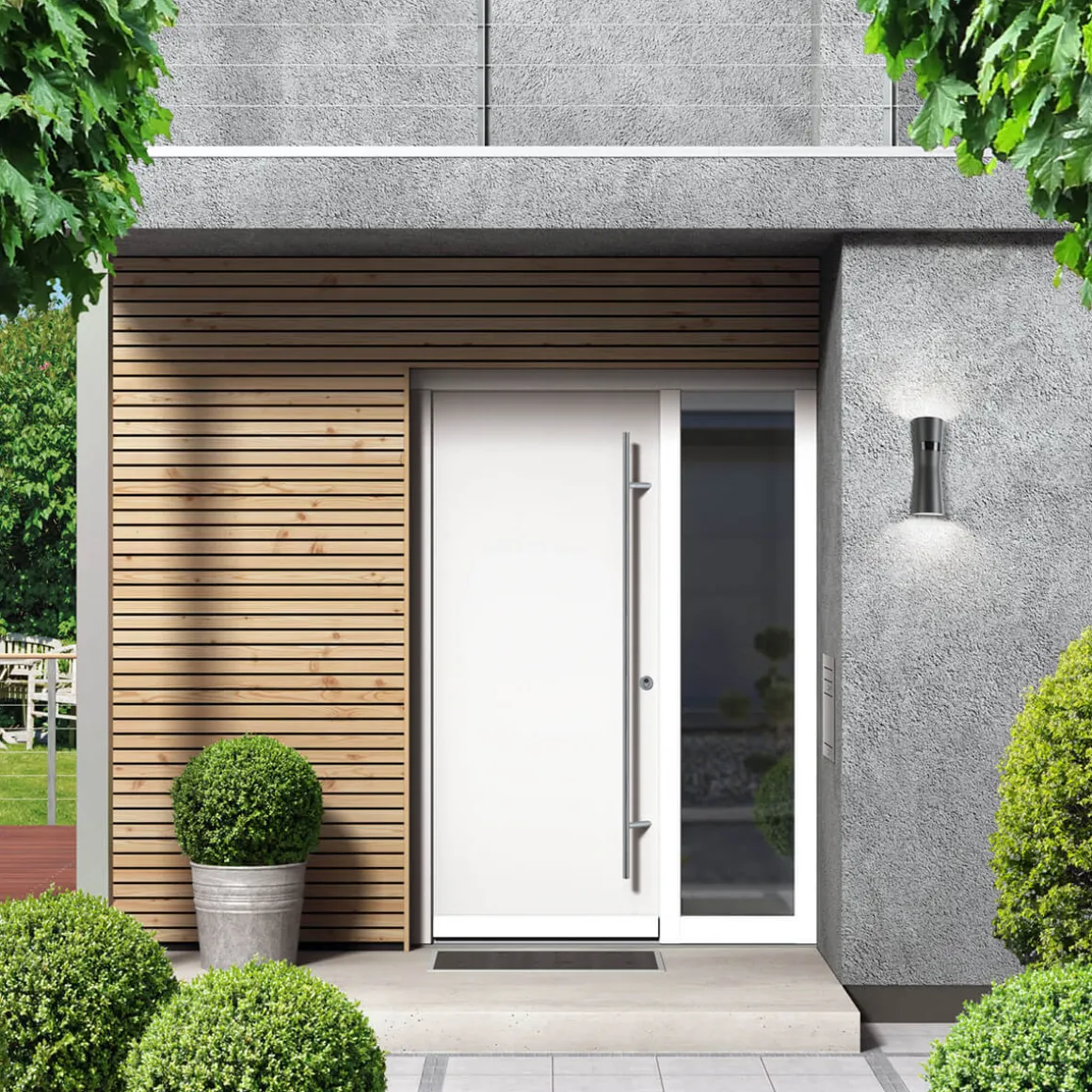 LCD Außenleuchten 5135 Up & Down LED Wandleuchte, mit Bewegungsmelder