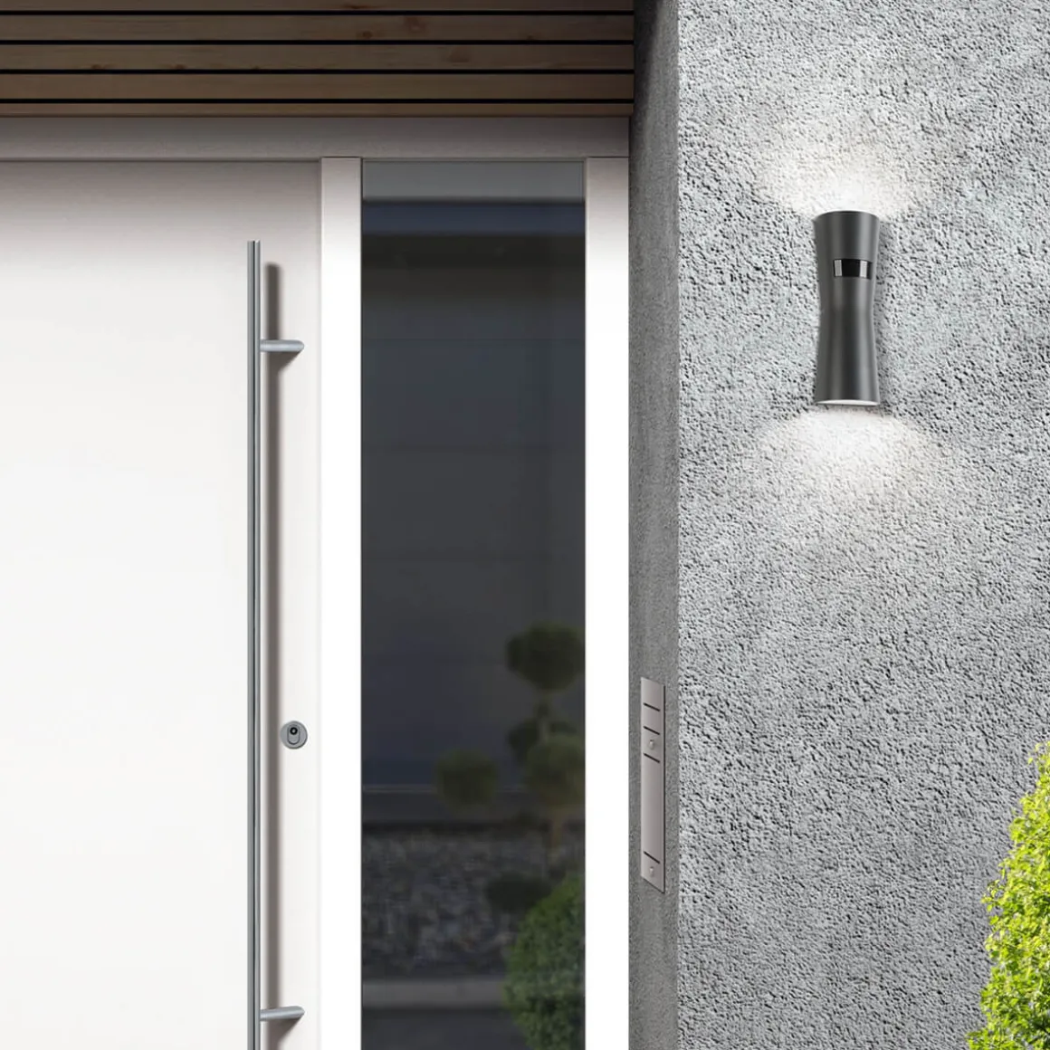 LCD Außenleuchten 5135 Up & Down LED Wandleuchte, mit Bewegungsmelder