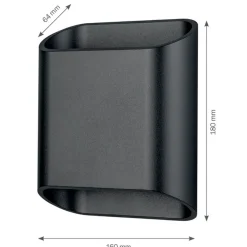 LCD Außenleuchten 5175/5176 Up & Down LED Wandleuchte