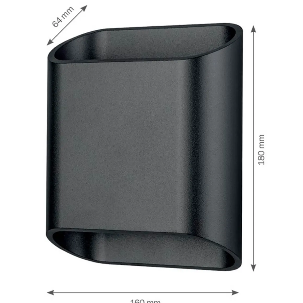 LCD Außenleuchten 5175/5176 Up & Down LED Wandleuchte